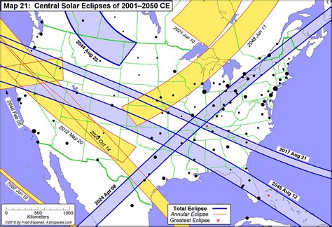 list of solar eclipses in us.